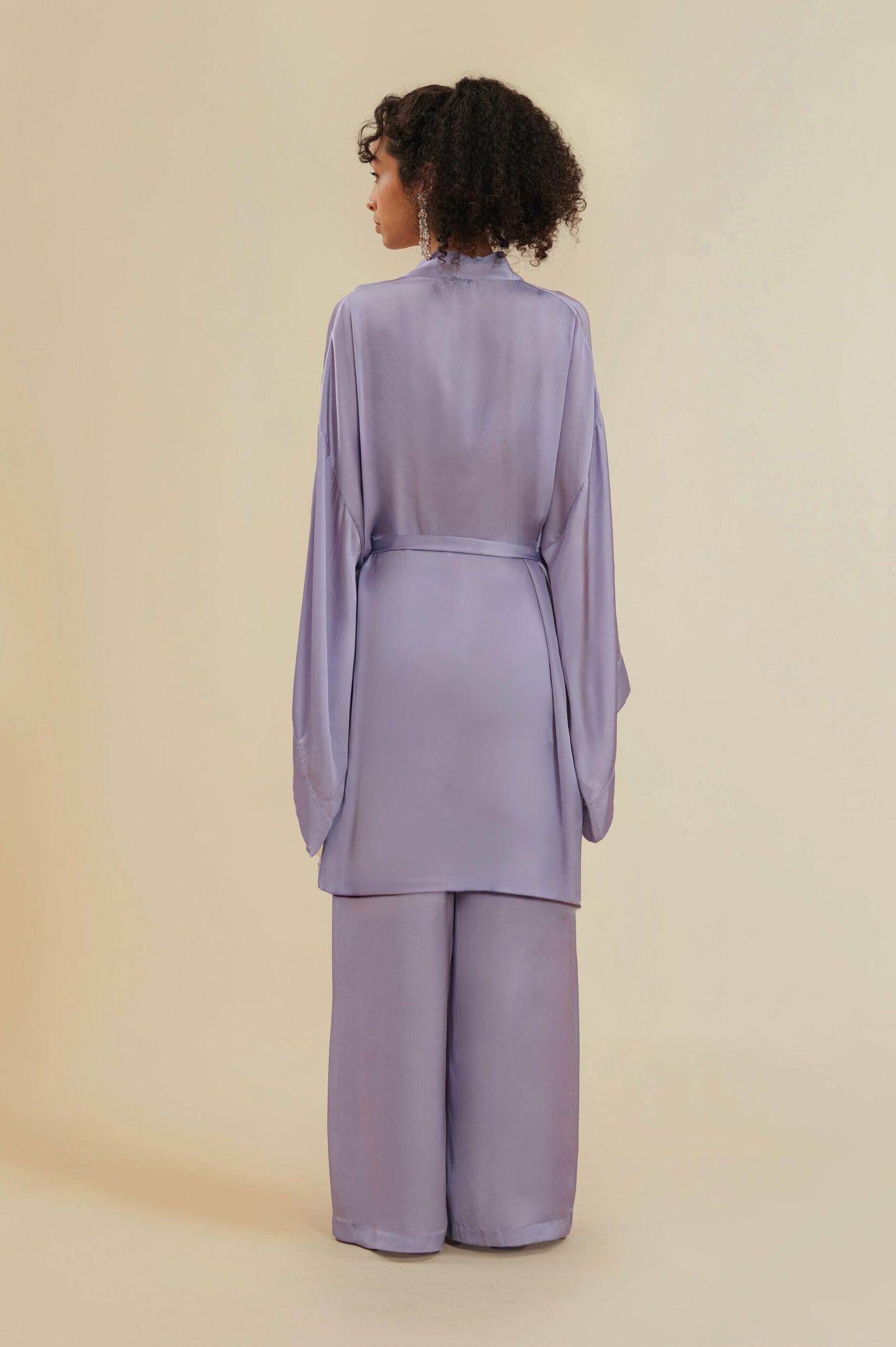 Purple Mini Dressing Gown