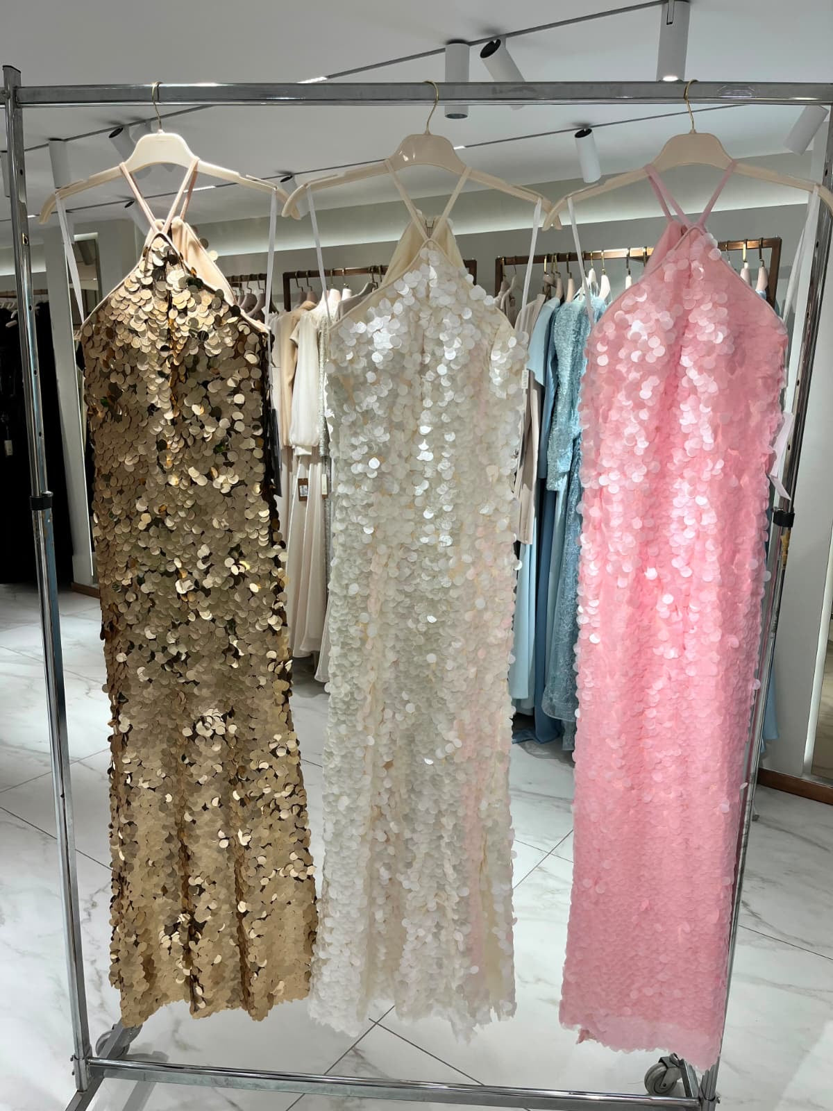 Golden Glow Sequin Dress 1127
