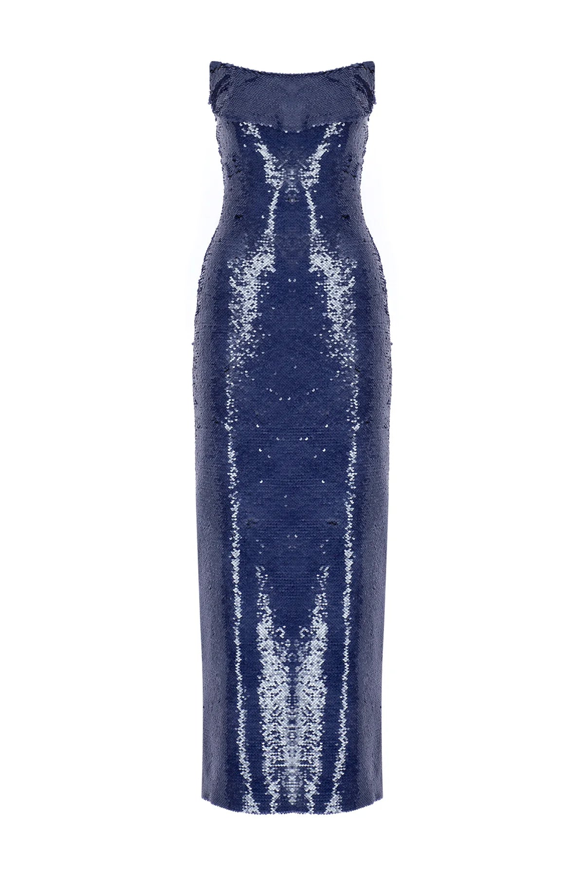 STRAPLEZ PAYETLİ MİDİ ABİYE ELBİSE2250