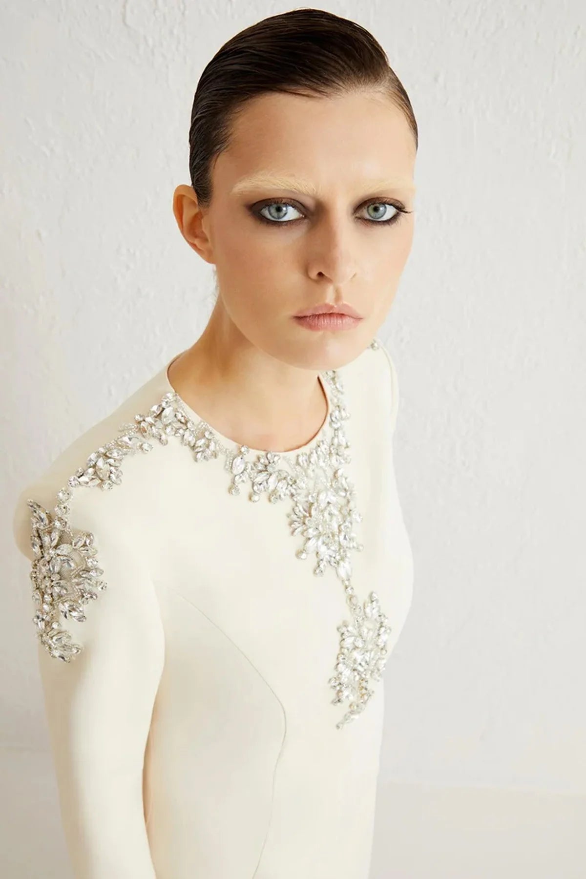 فستان كريب فخم سايز 42