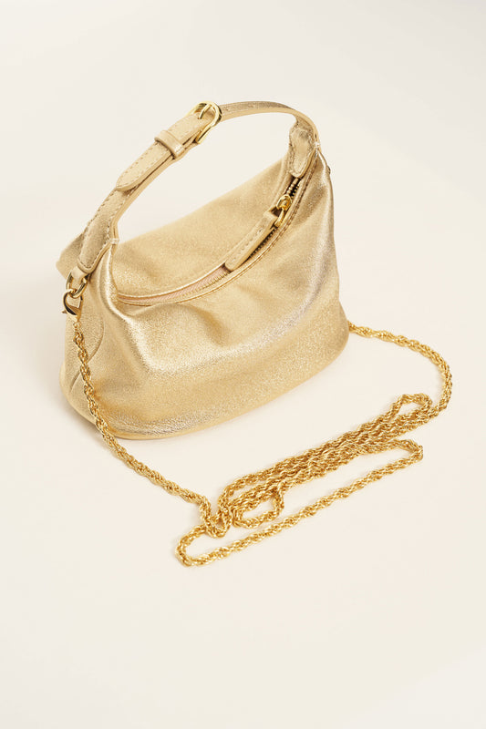 7506 – Slouchy Handbag with Chain Strap
