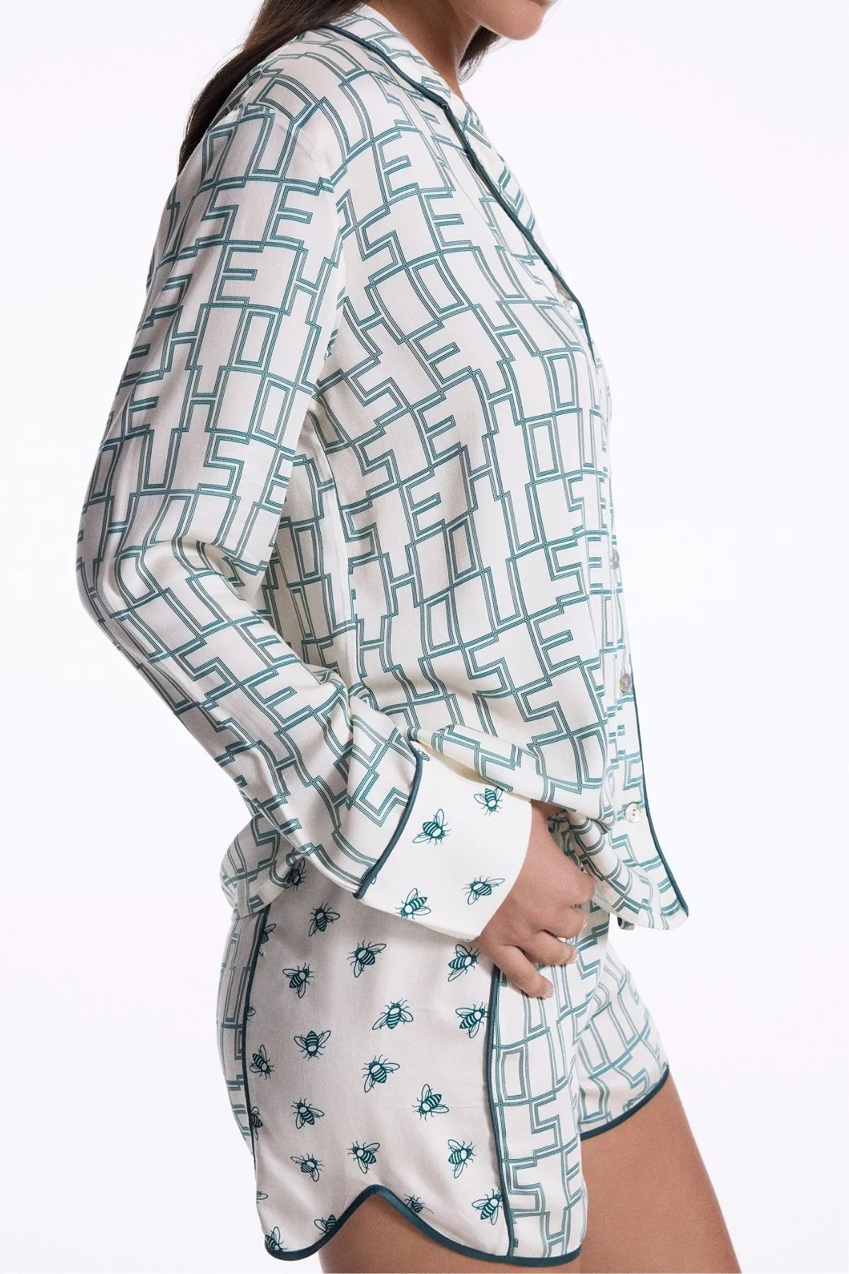 Bee Shorts Pajama Set