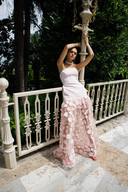Three-Dimensional Elegance Dress Evening Gown