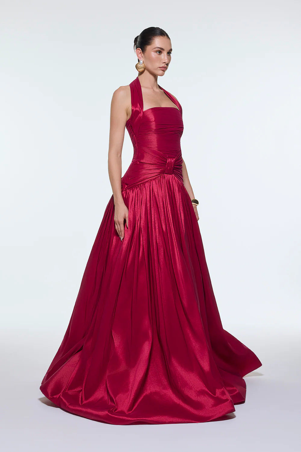 فستان فخم برتقالي سايز 40، فوشي 42