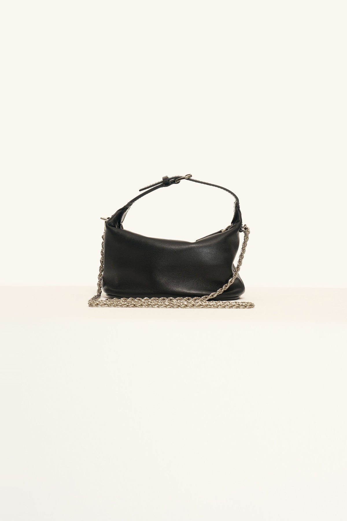 7506 – Slouchy Handbag with Chain Strap