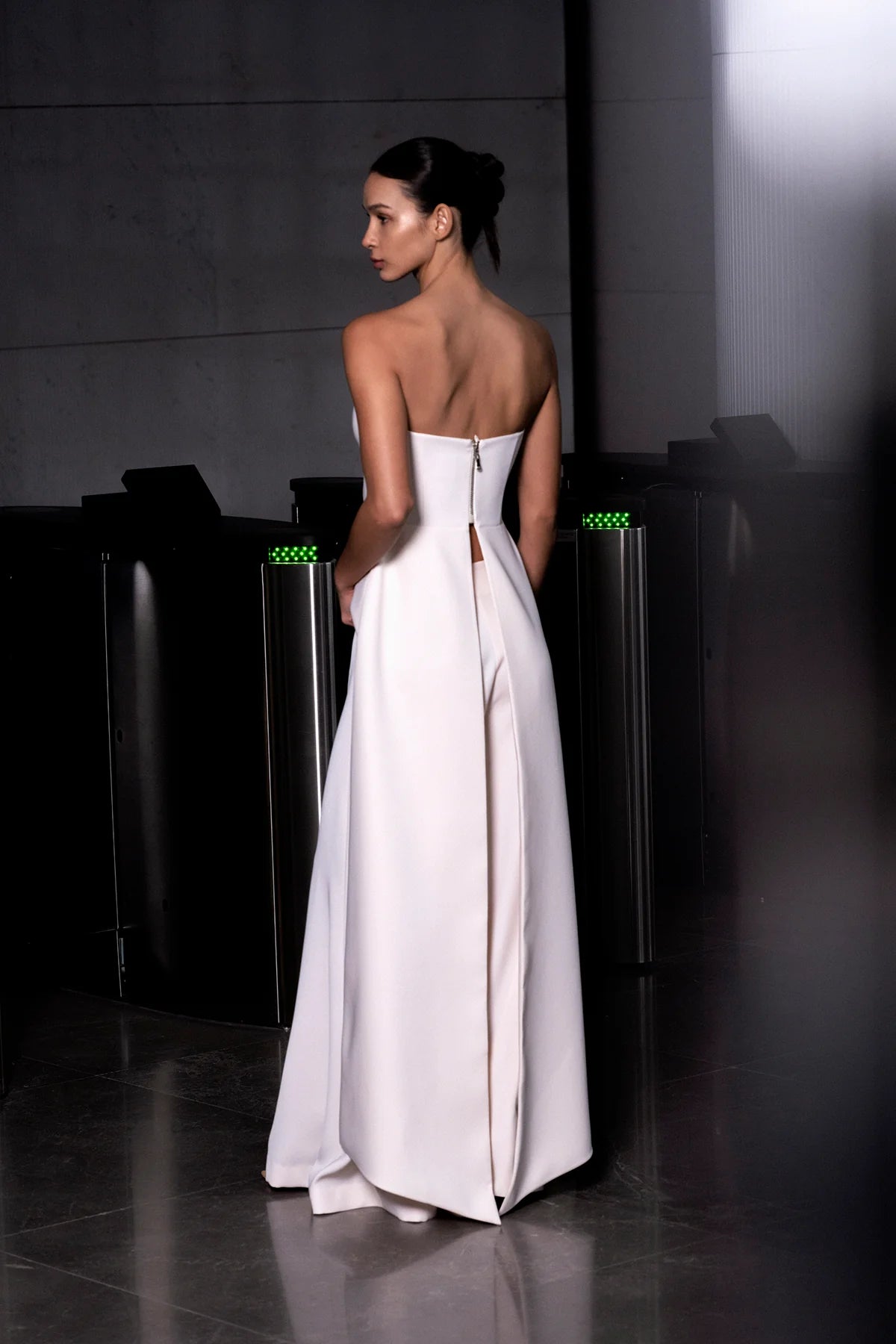 STRAPLEZ KUYRUK DETAYLI ABİYE TAKIM 21033