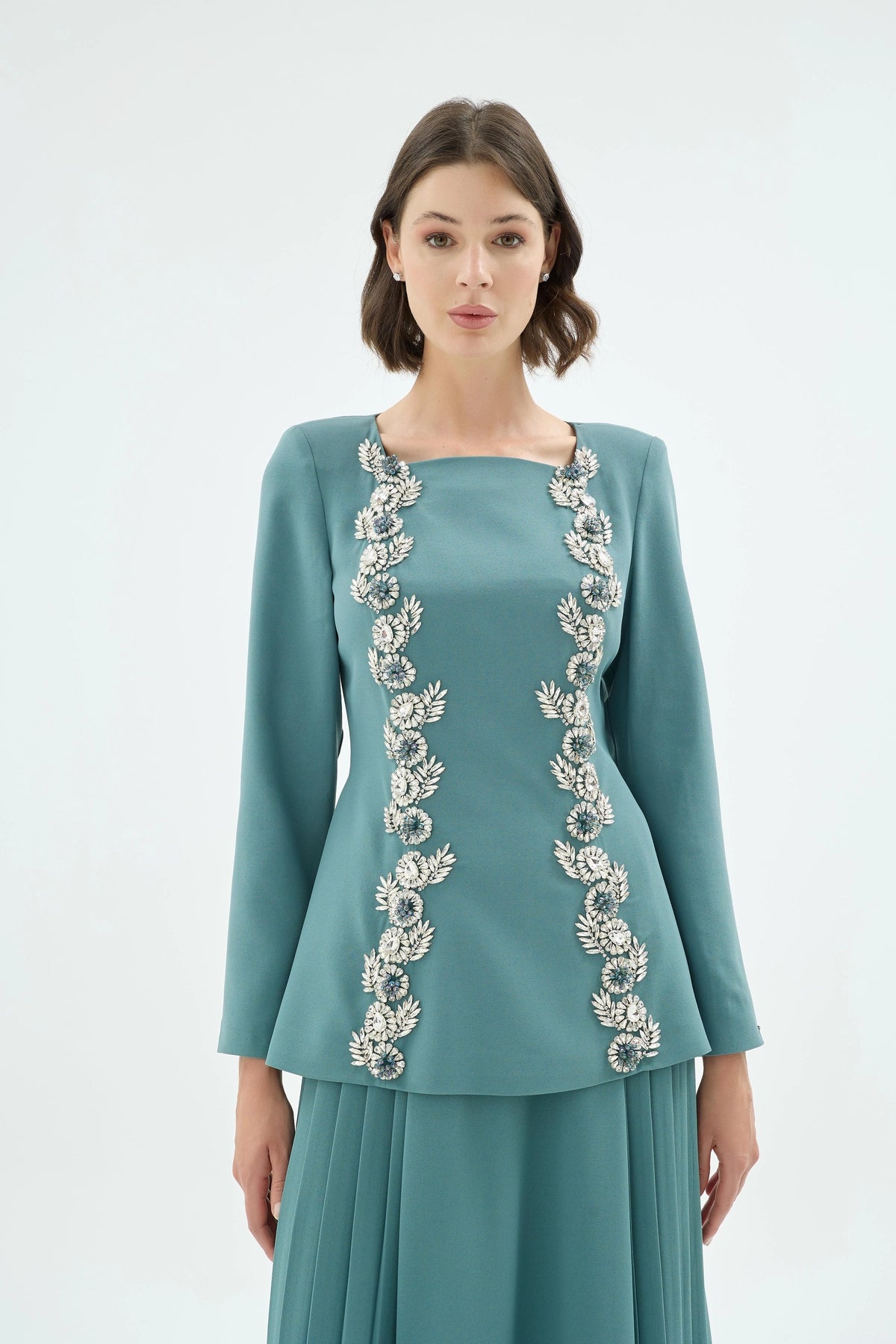 92005 ELOYA BLUZ ETEK TAKIM Mint