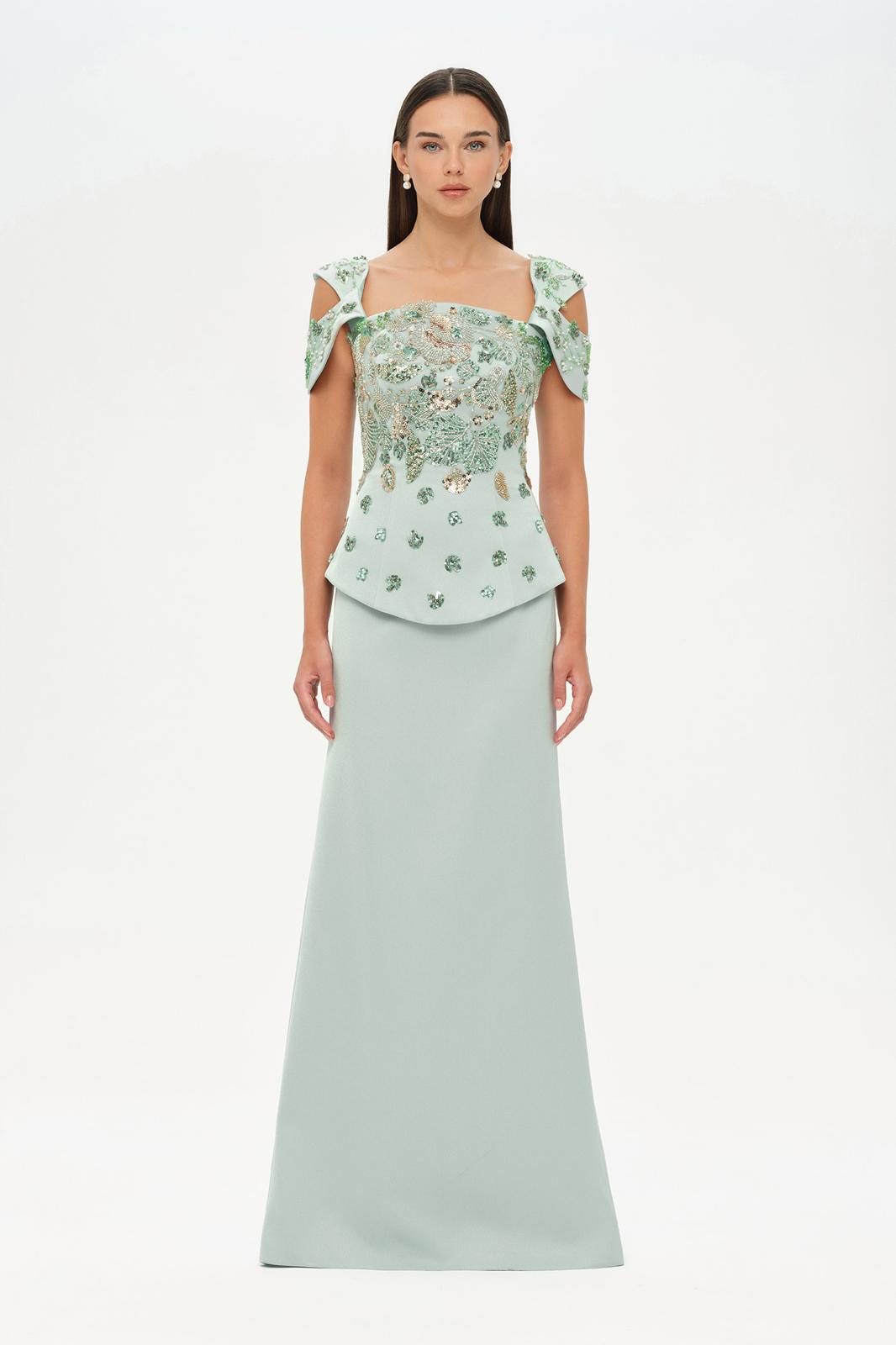 Elegant embellished gown