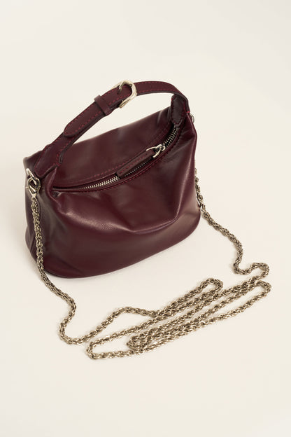 7506 – Slouchy Handbag with Chain Strap