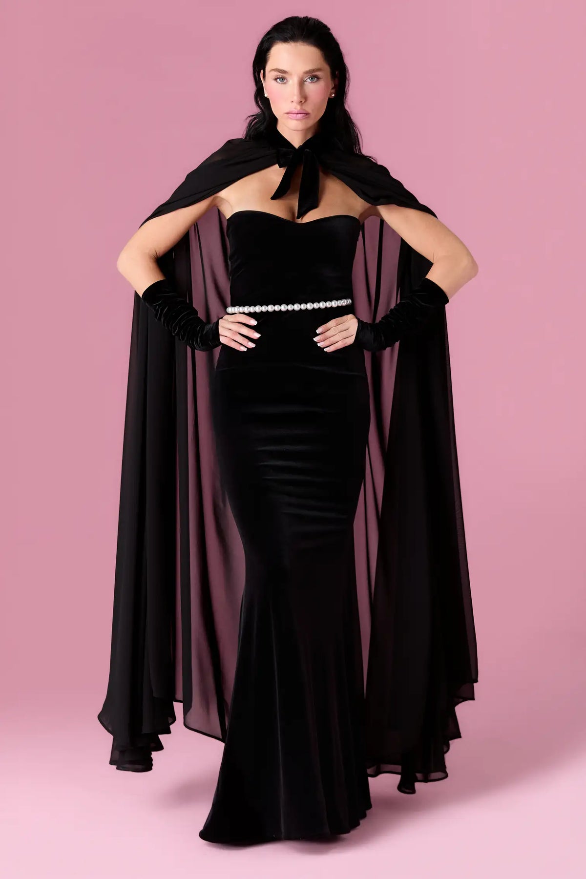 Valentina Cape Gown