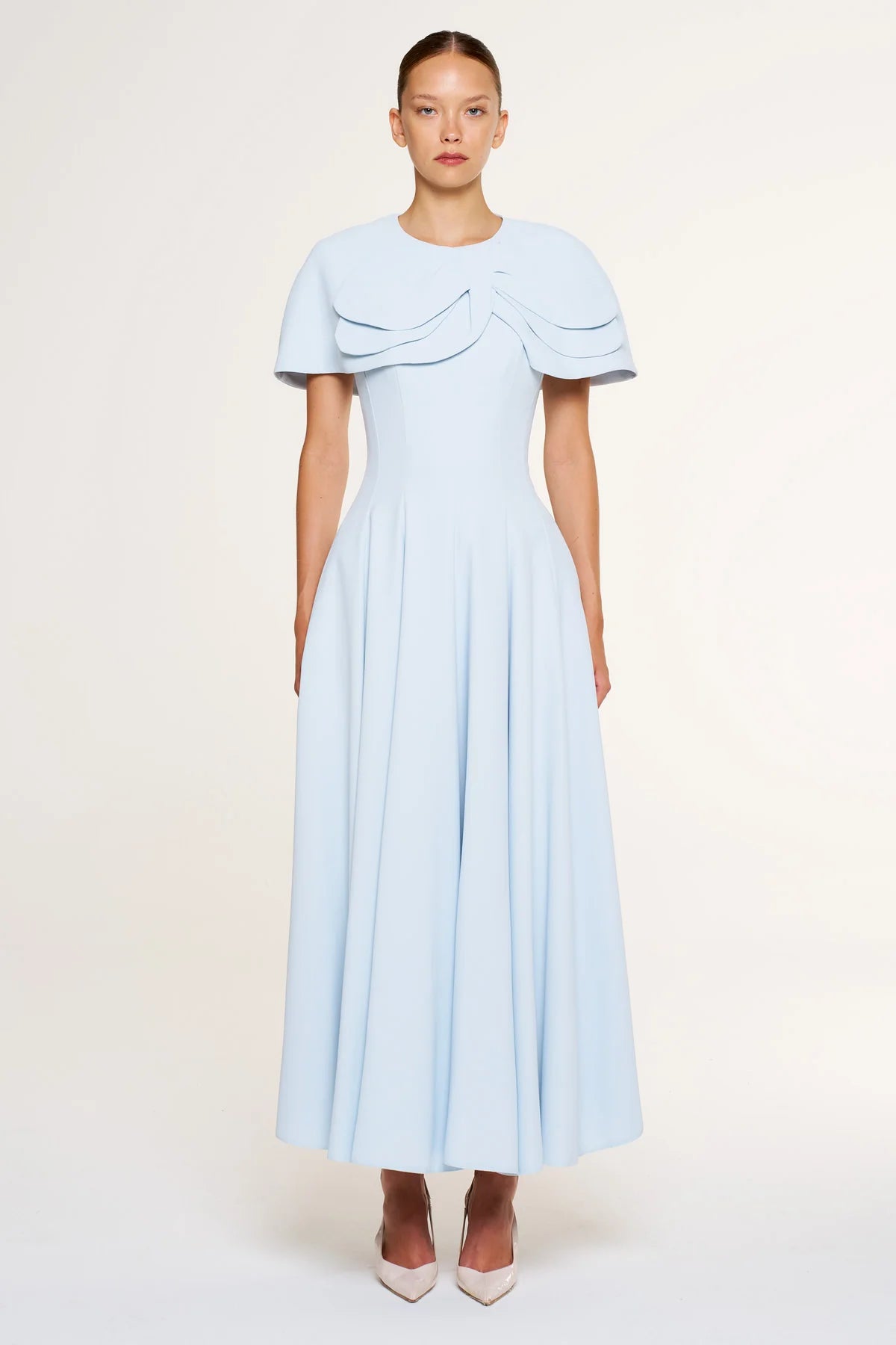 Luxurious Crepe Dress 1187