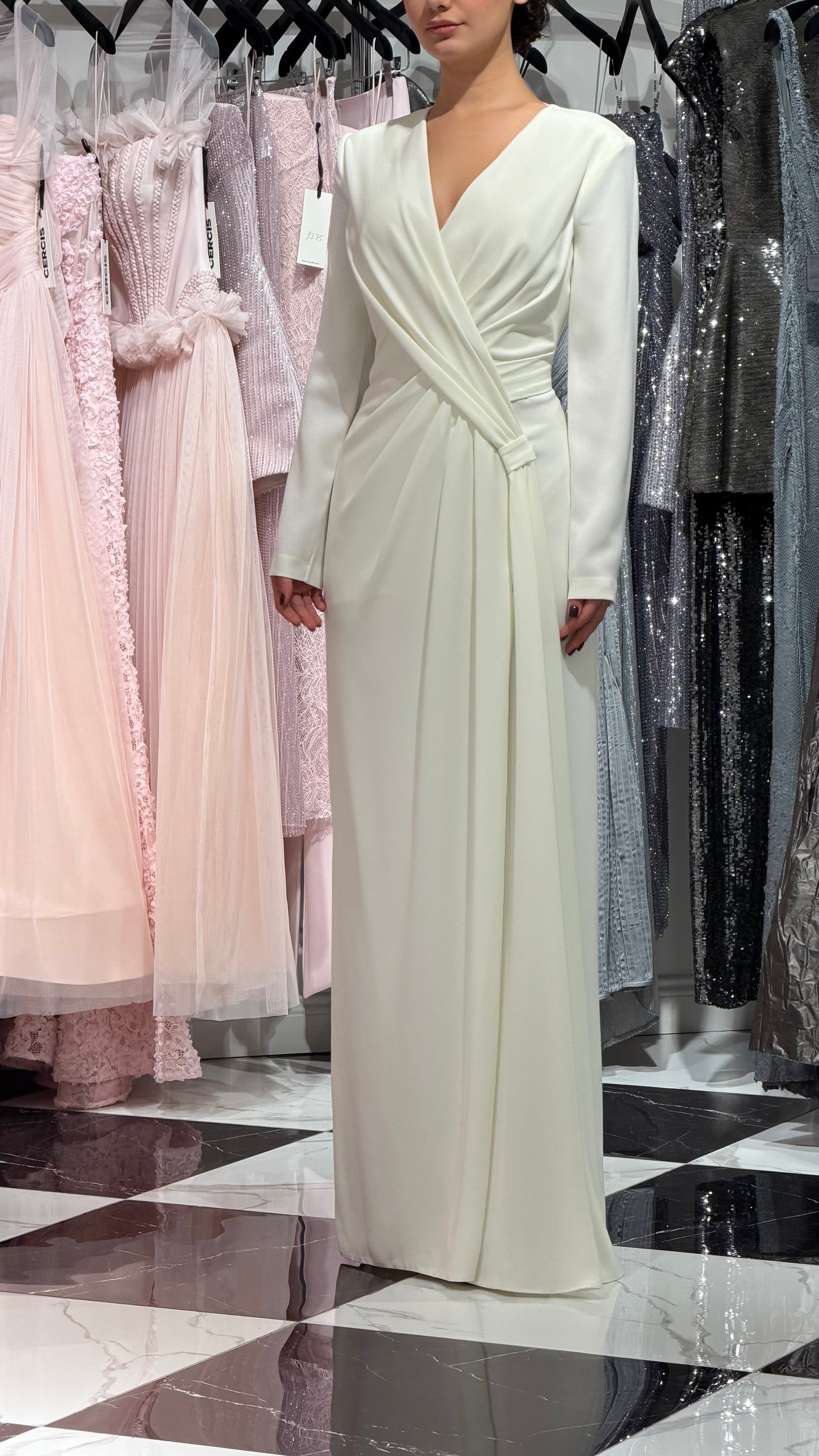 فستان كريب 1120