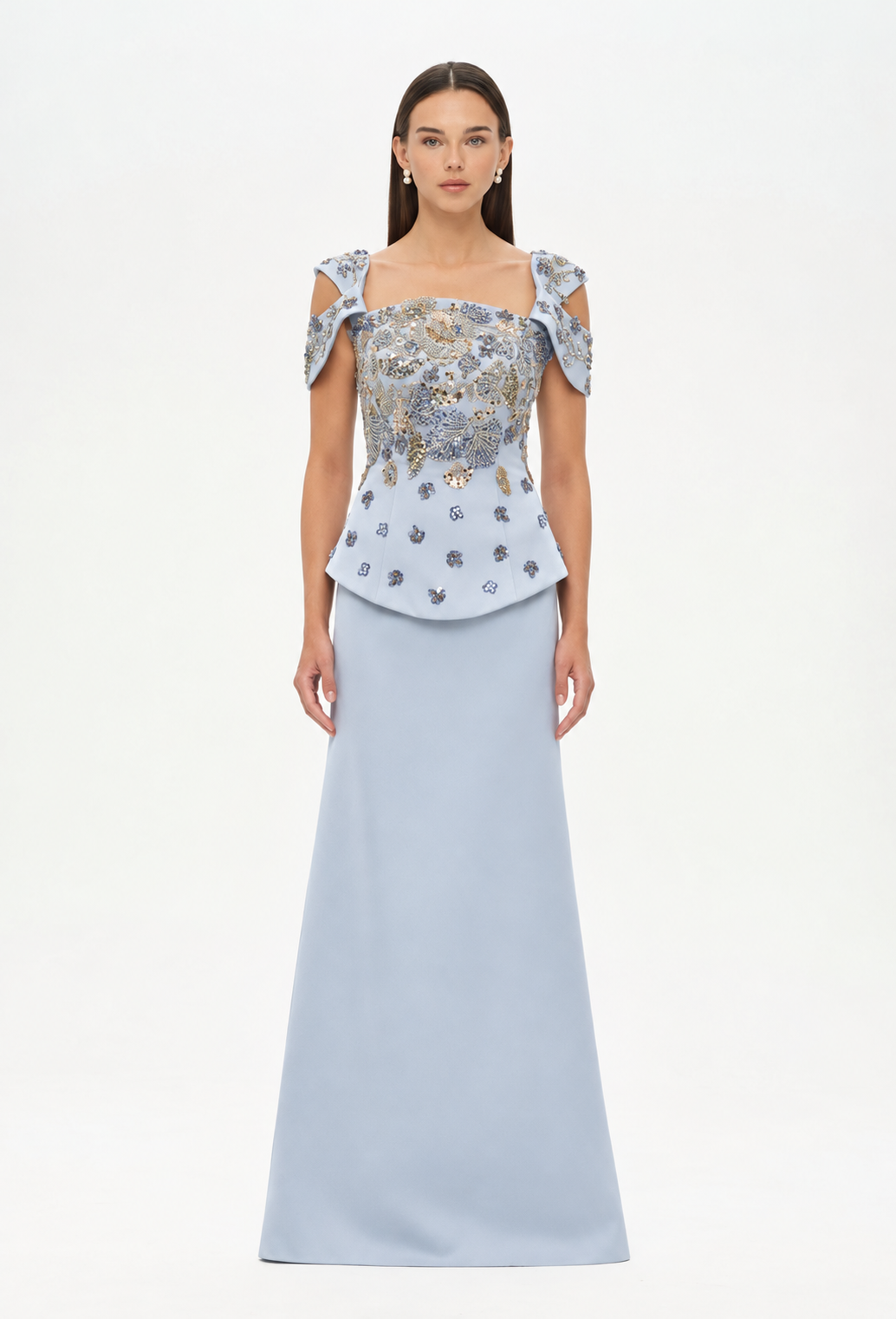 Elegant embellished gown 2711