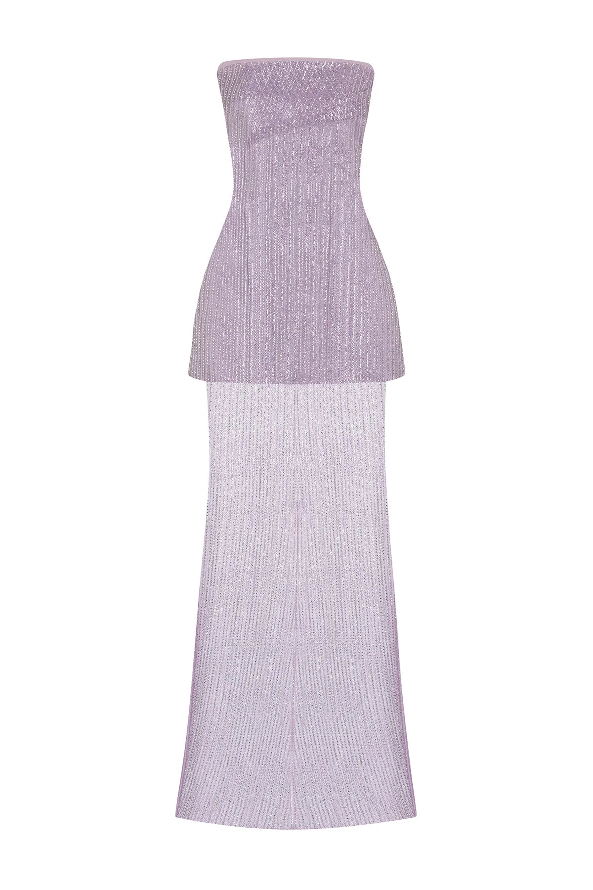 Sequin and Stone Embroidered Evening Dress Set 2211 S