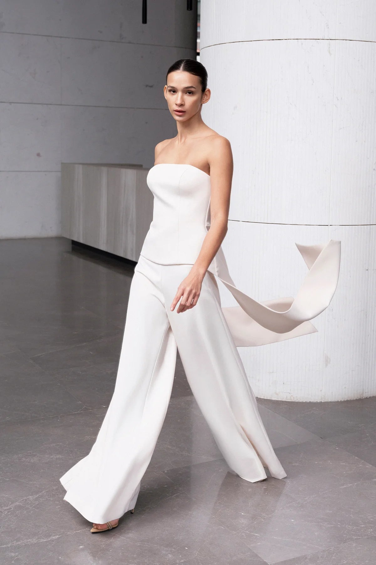 Straplez Kuyruk Detaylı Abiye Takım 2224