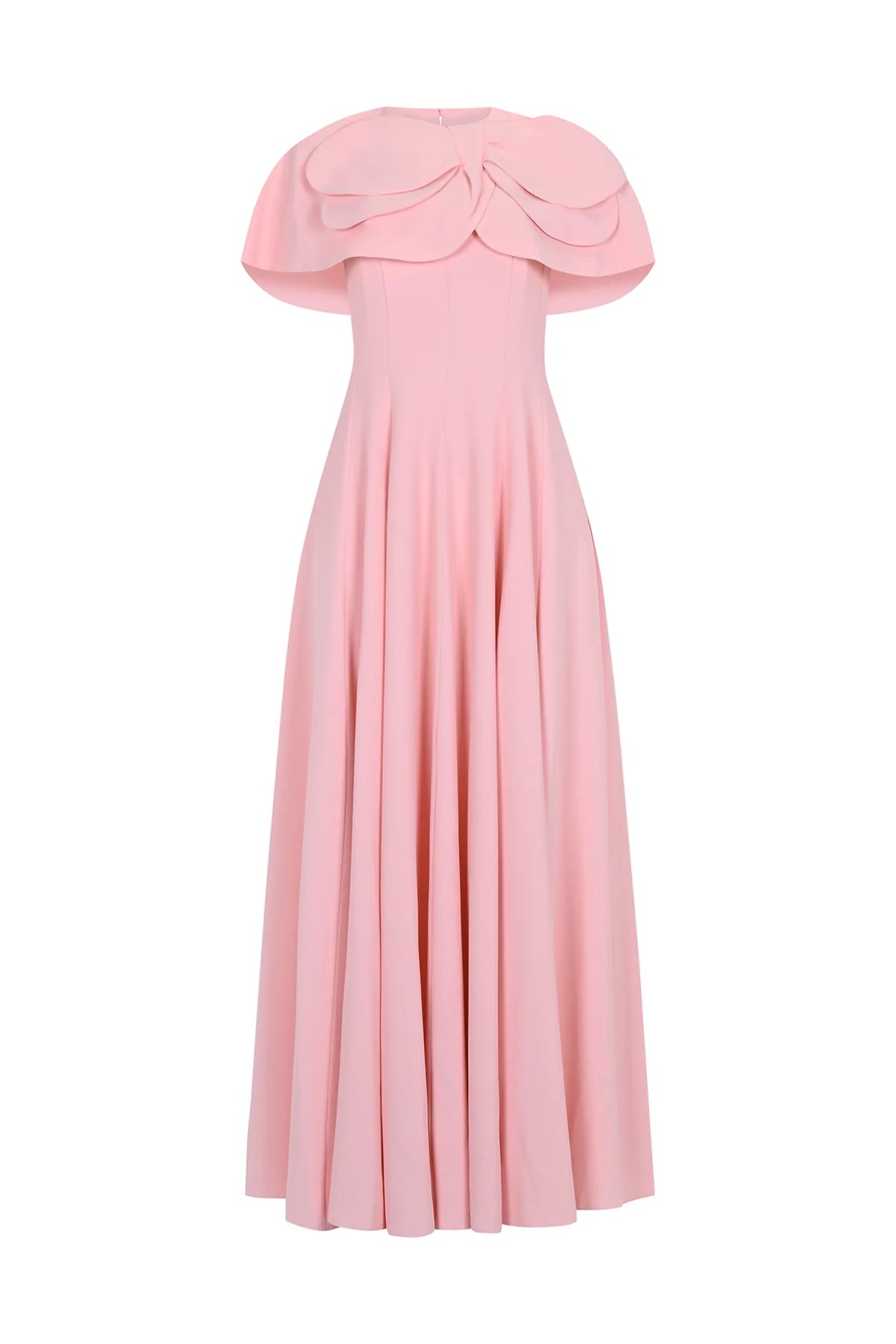 BOLERO DETAYLI STRAPLEZ KLOŞ ETEK ABİYE ELBİSE 1187