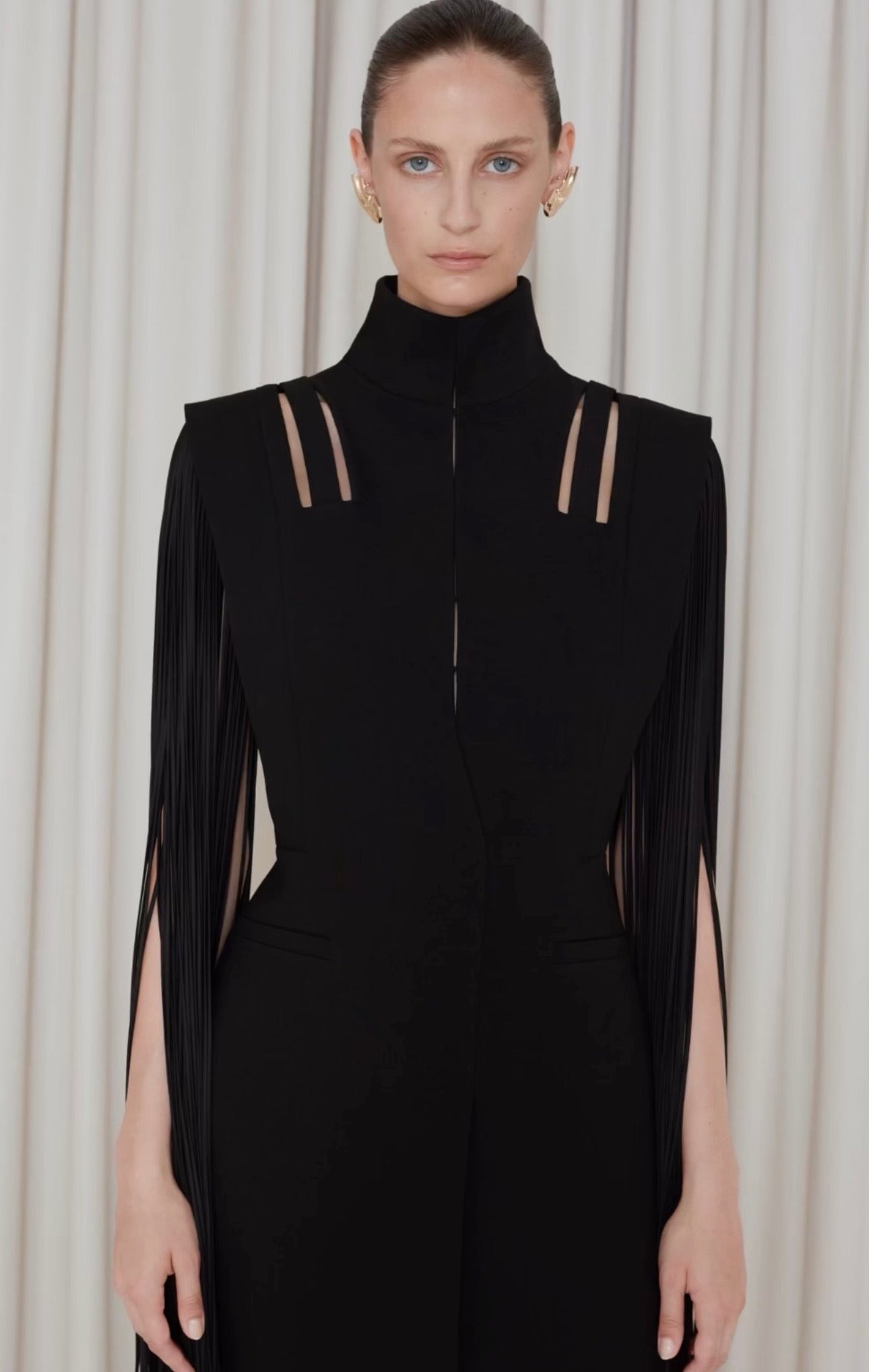 فستان كريب 2229