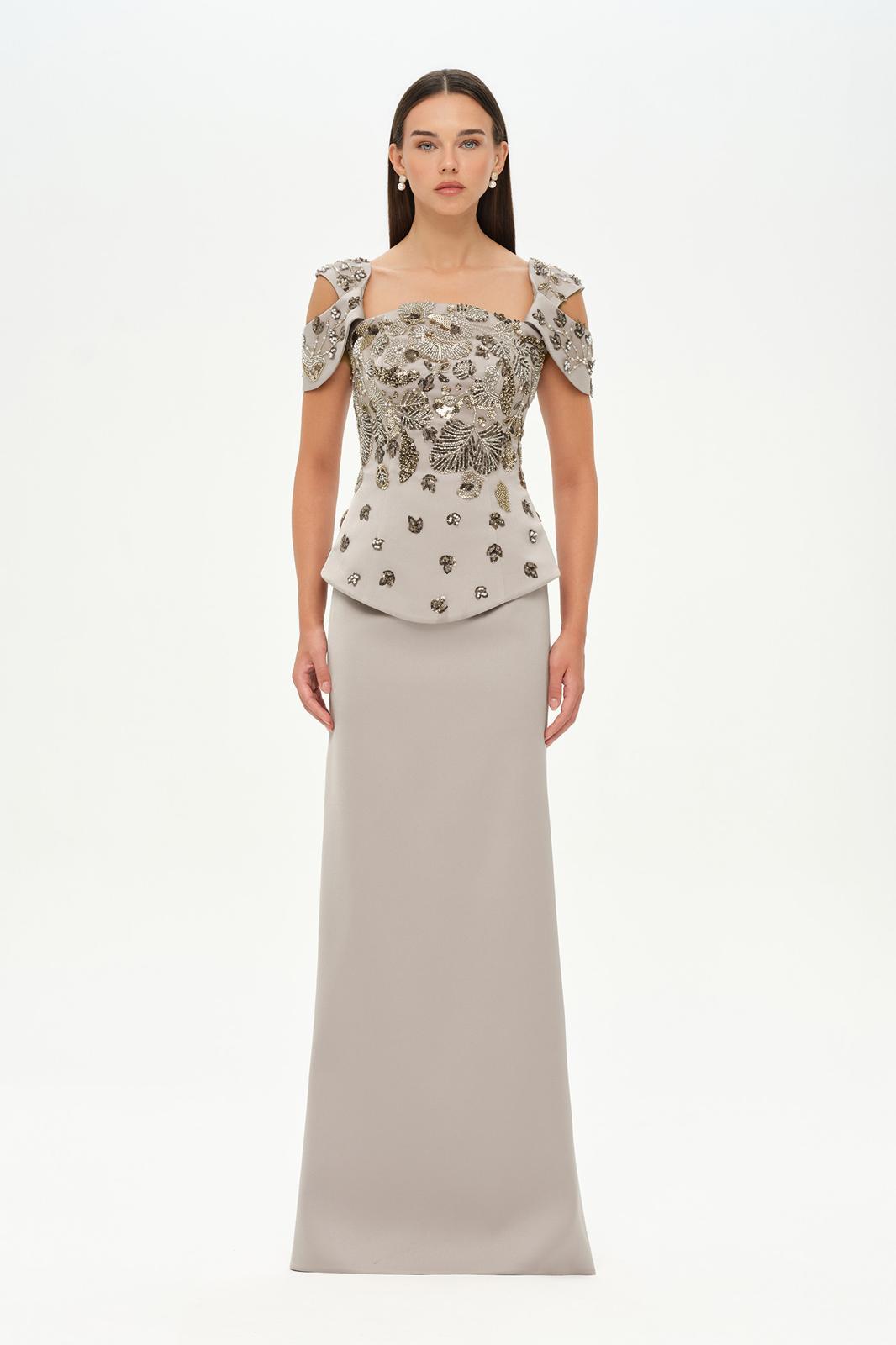 Elegant embellished gown
