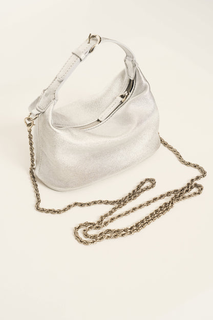7506 – Slouchy Handbag with Chain Strap