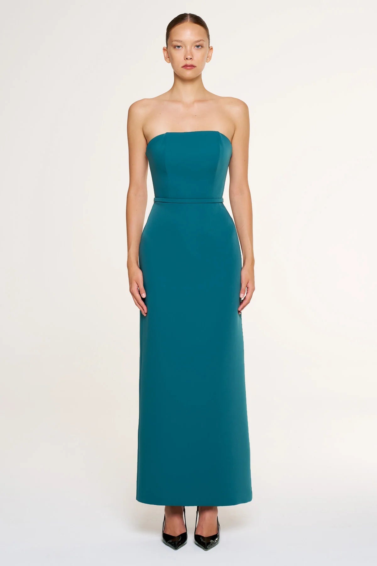 Elegant Evening Dress with Cape – Luxury Formal Dress 1390