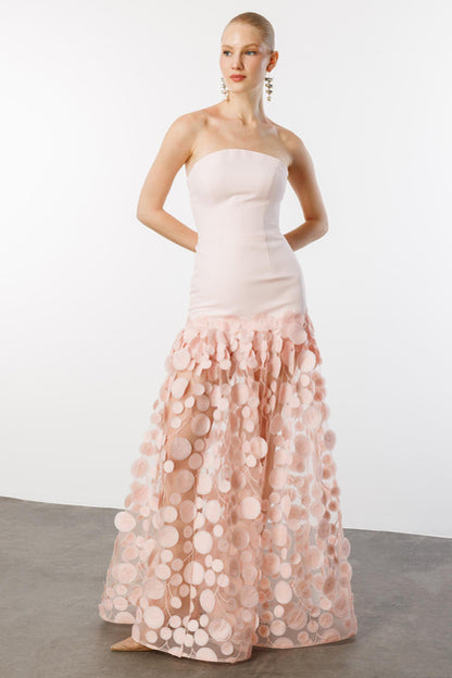 Three-Dimensional Elegance Dress Evening Gown