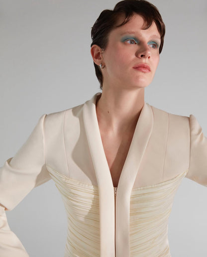 Crepe dress by Meltem Ozbek