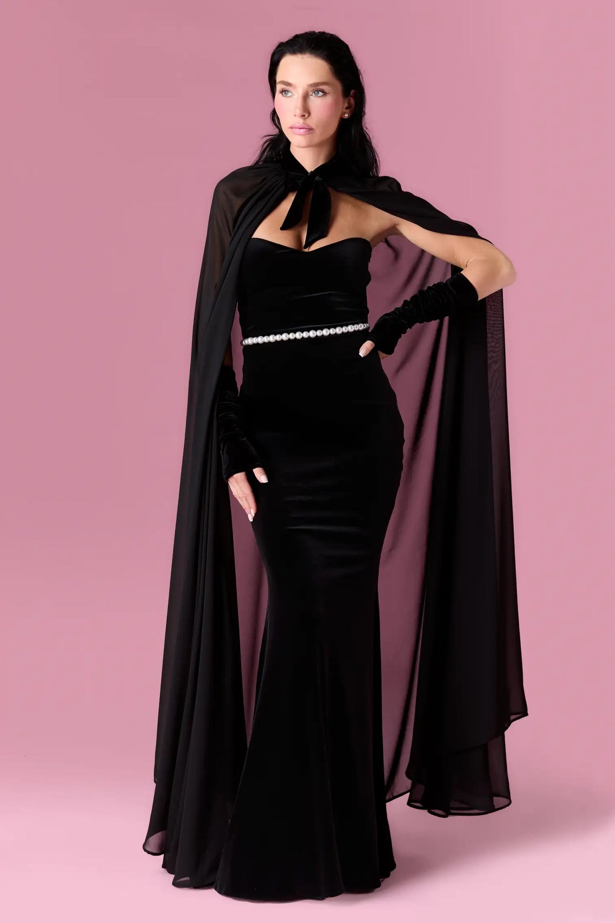 Valentina Cape Gown