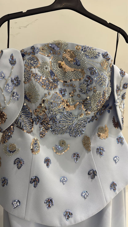 Elegant embellished gown 2711