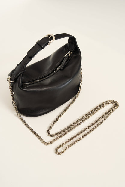 7506 – Slouchy Handbag with Chain Strap