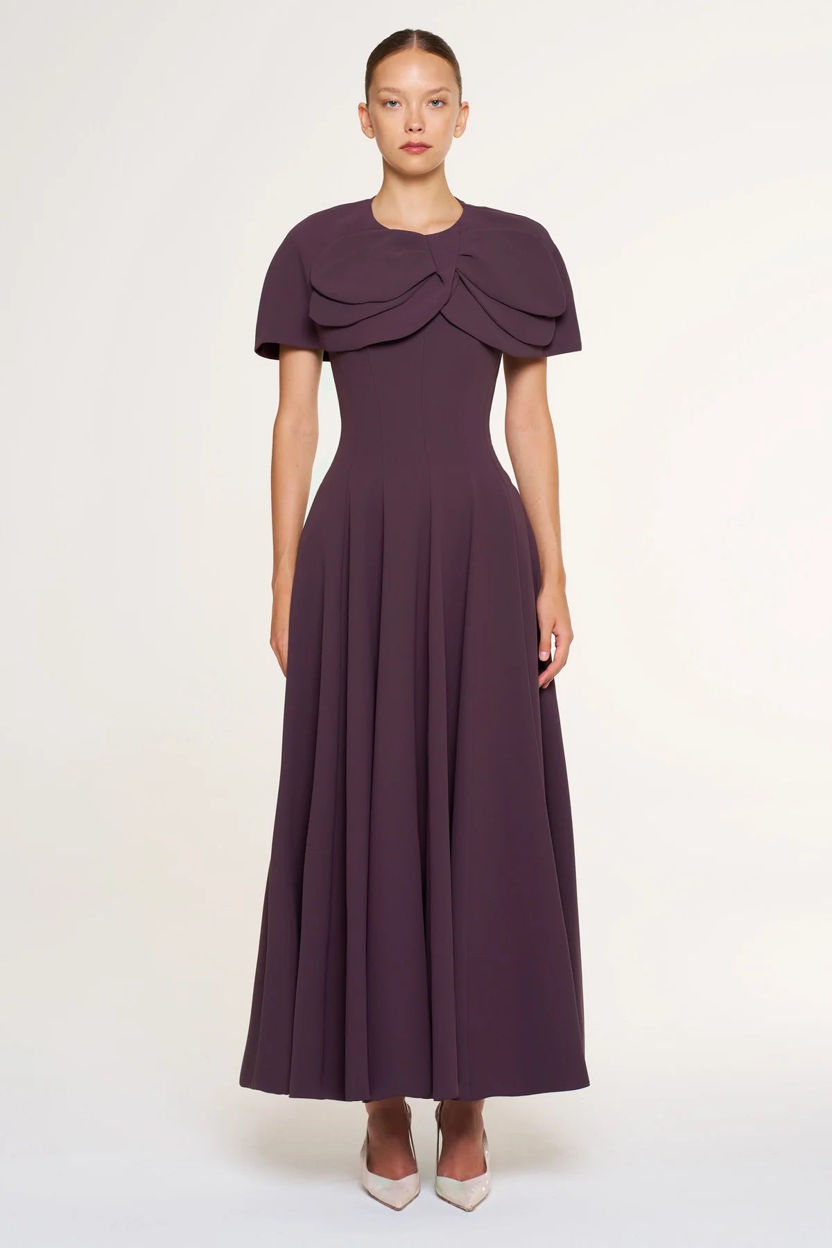 Luxurious Crepe Dress 1187