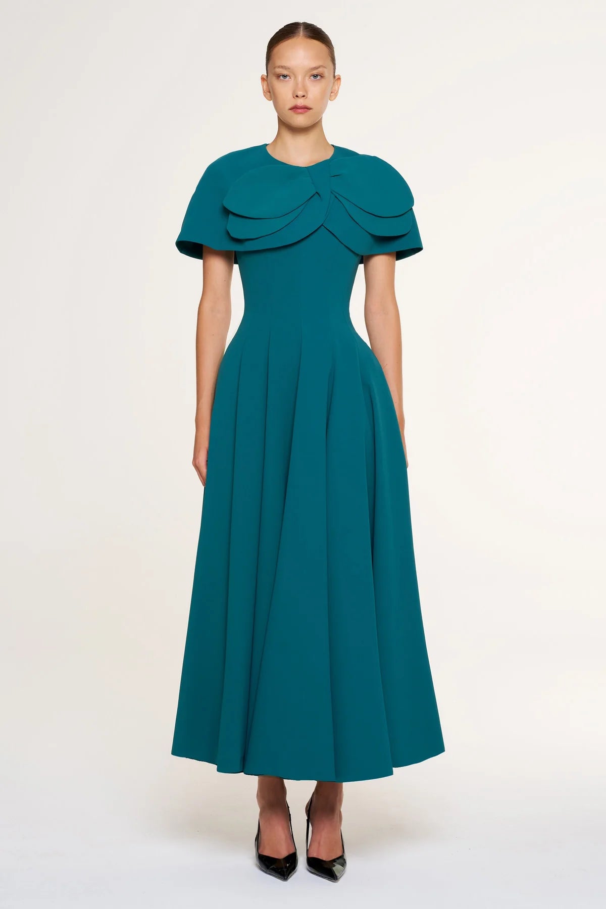 Luxurious Crepe Dress 1187