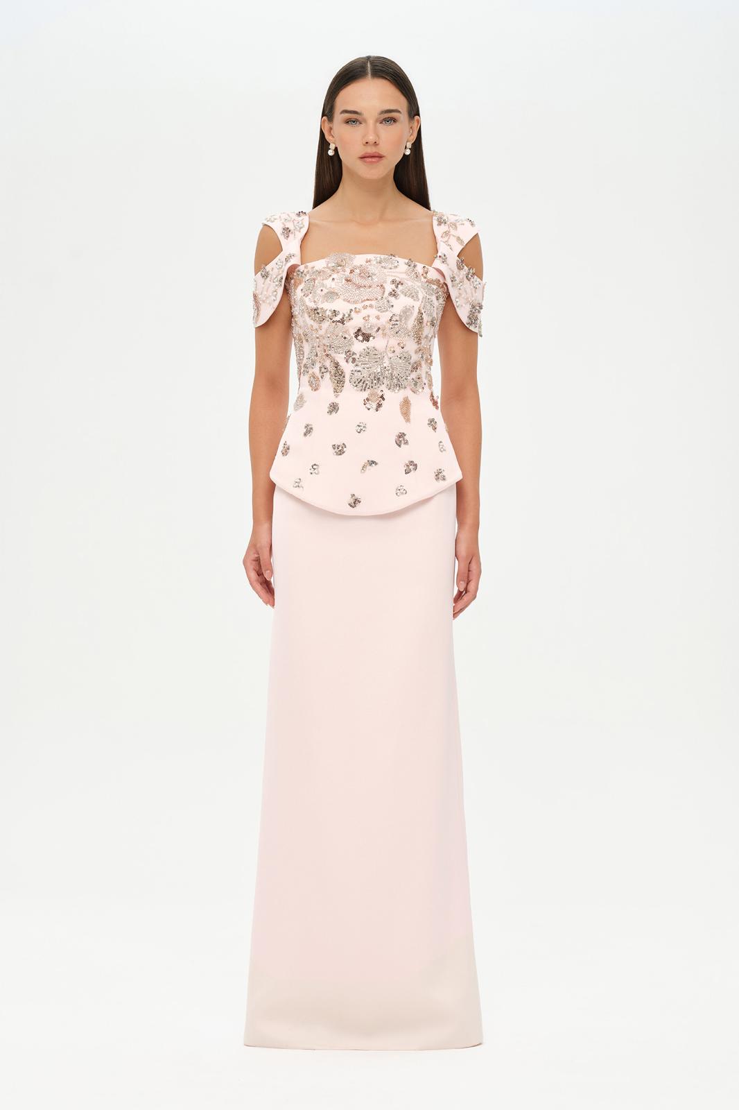 Elegant embellished gown