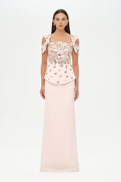 Elegant embellished gown 2711
