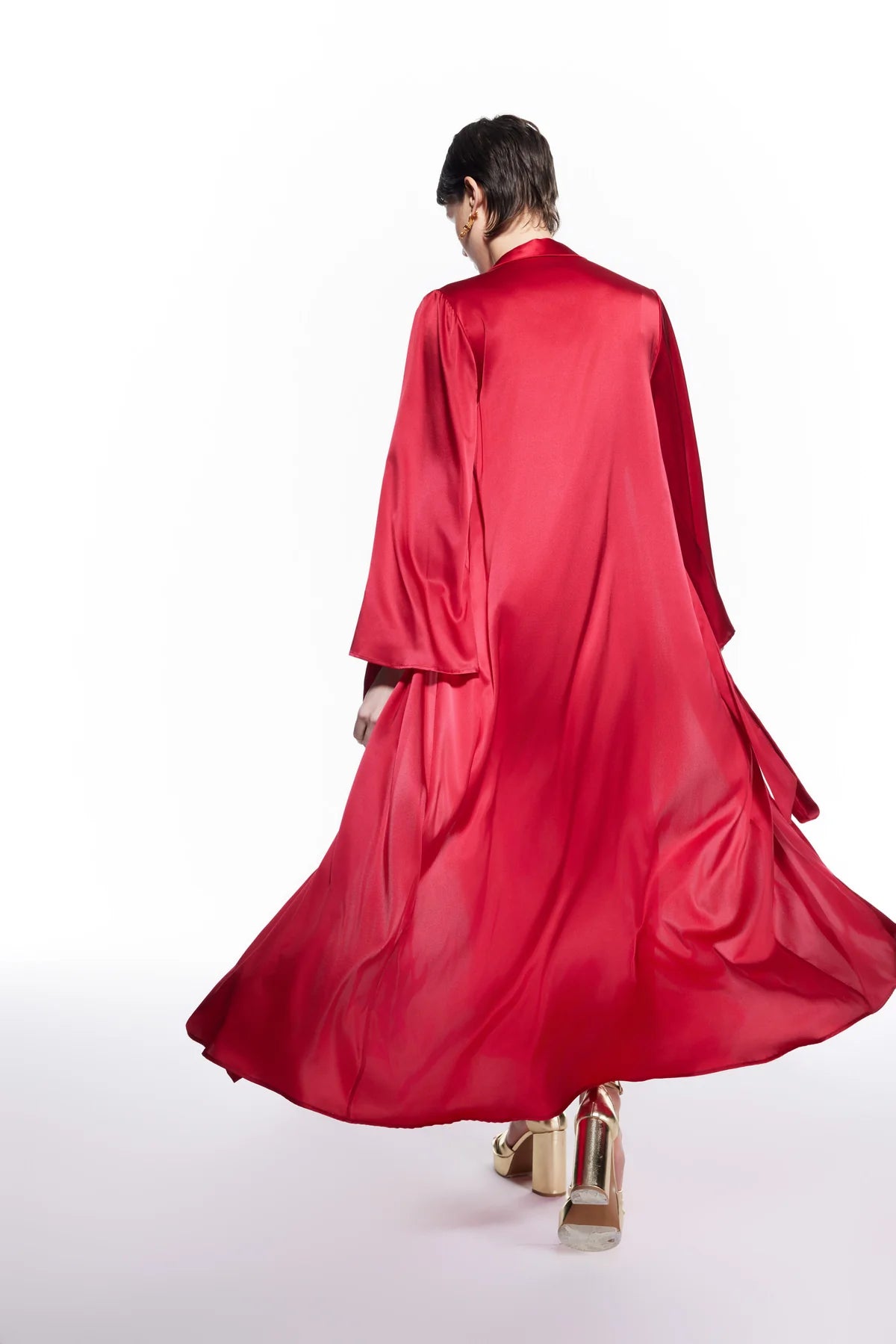 silk dressing gown