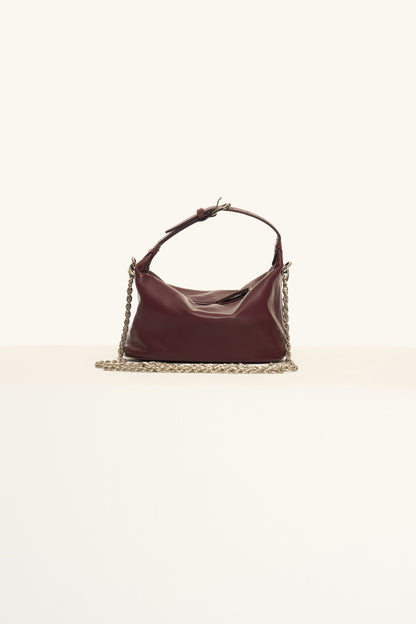 7506 – Slouchy Handbag with Chain Strap