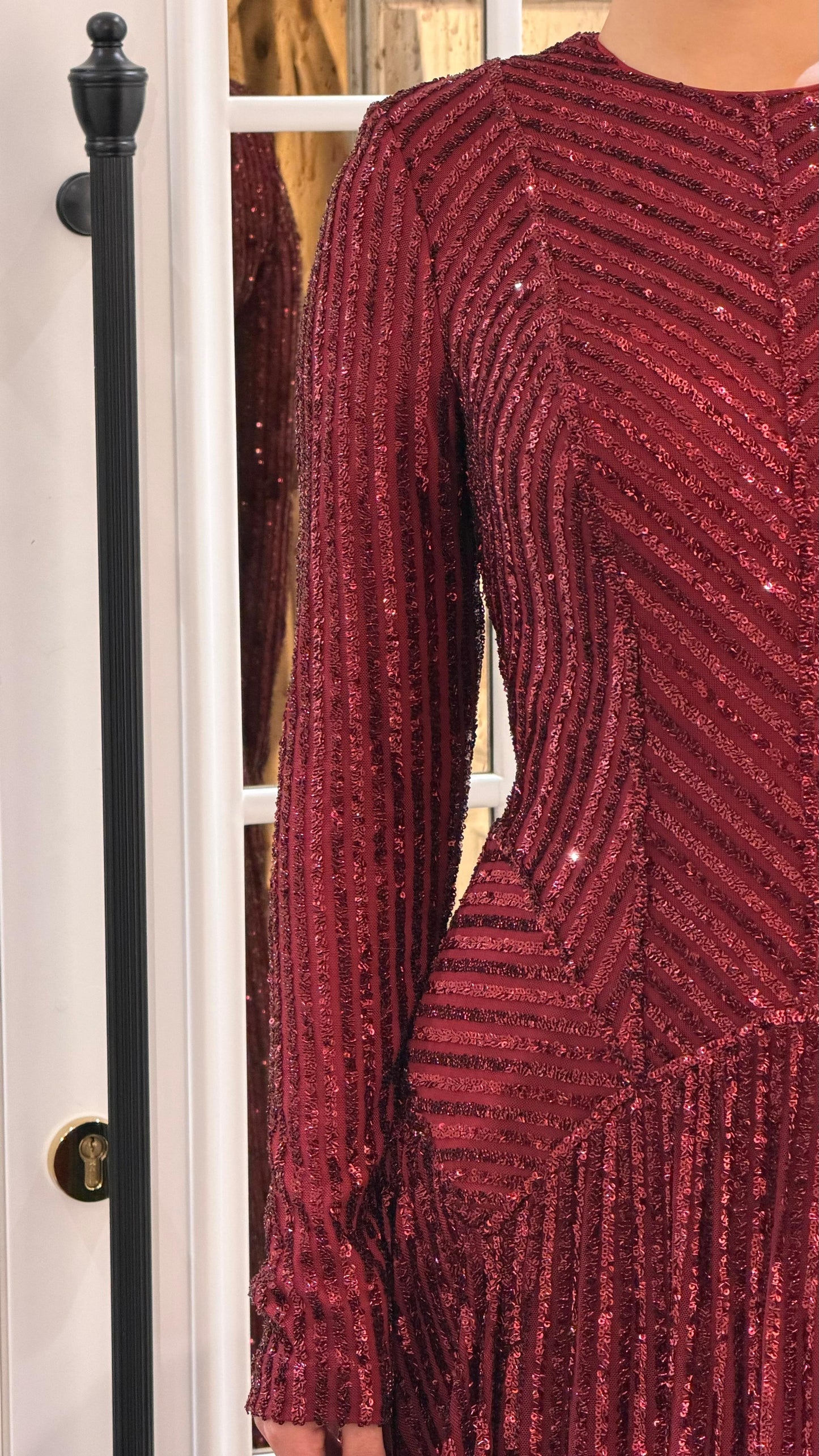 (Kopya) فستان  ترتر و شك فخم 9202