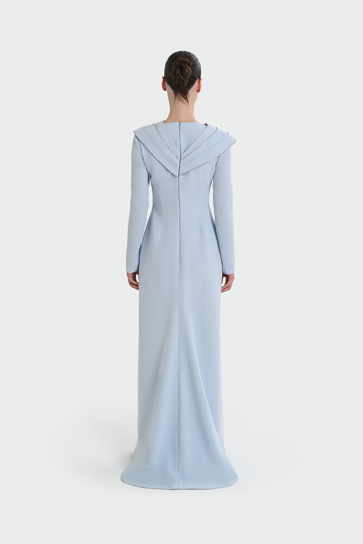 Draped Evening Dress – 9155