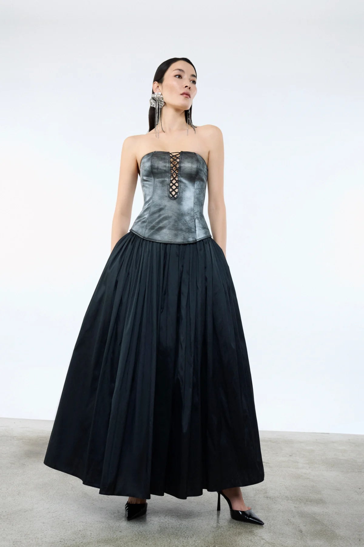 STRAPLEZ BAĞCIKLI BÜSTİYER ETEK TAKIM 2298