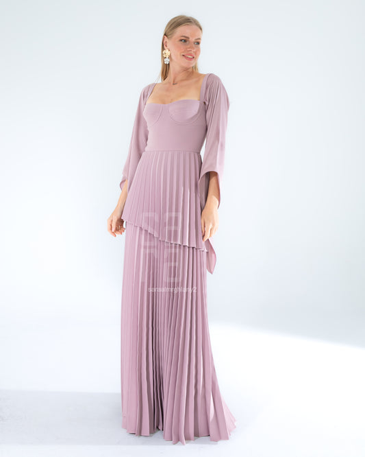 فستان أرجواني