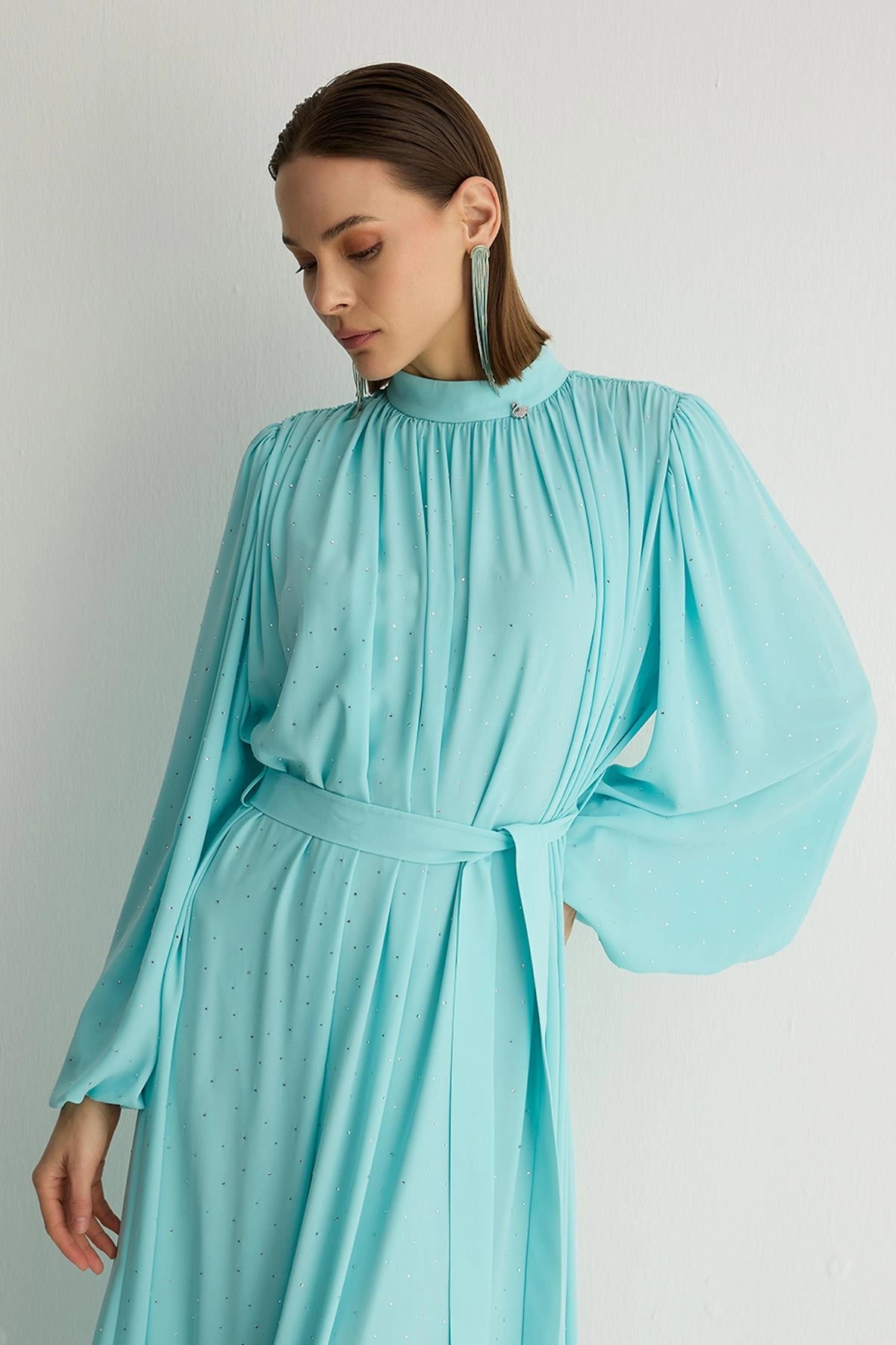 30017 VELUNA ELBİSE Lila