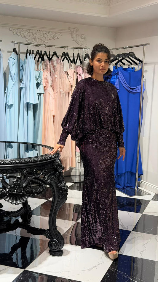 طقم تيور بنفسجي مقاس 36 و 38 و 40