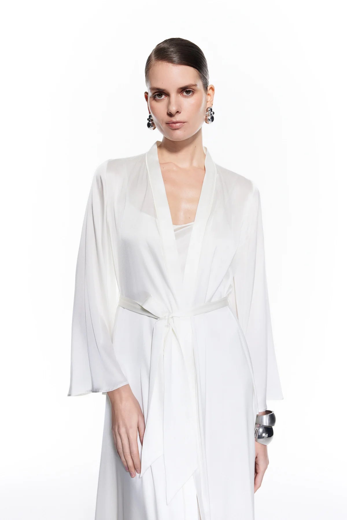 silk dressing gown