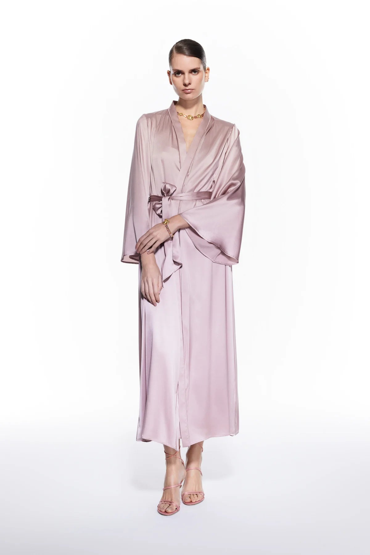 silk dressing gown