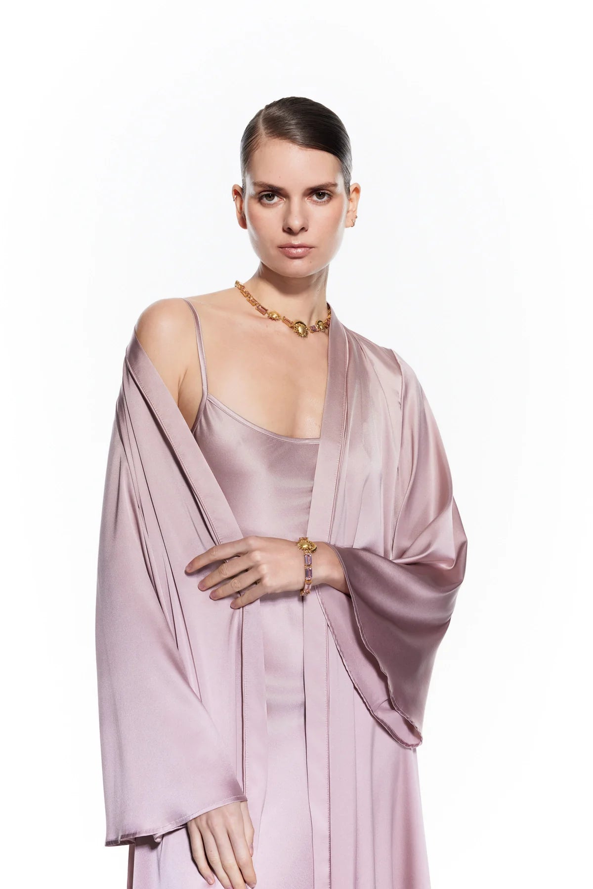 silk dressing gown