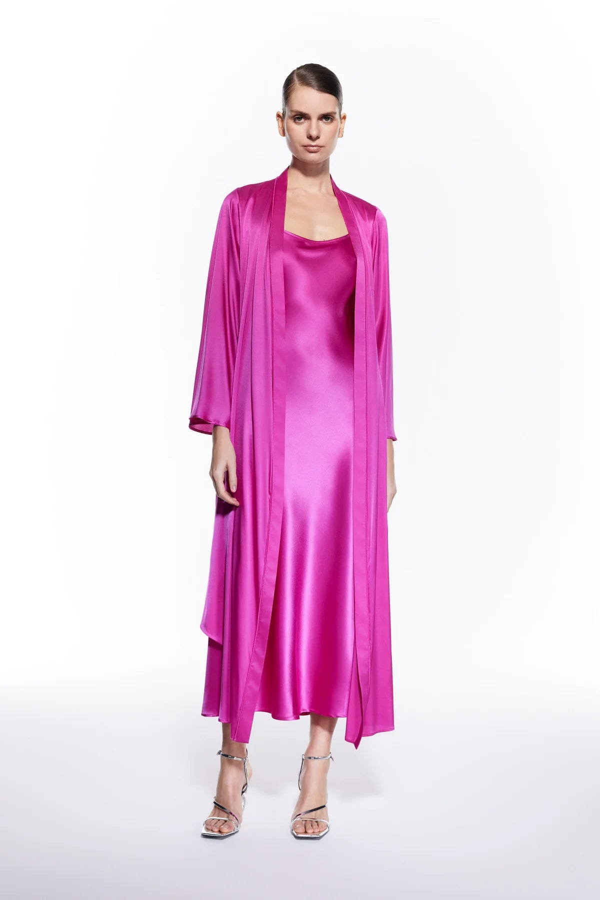 silk dressing gown