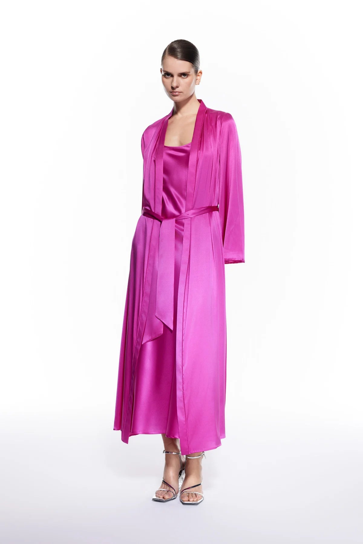 silk dressing gown
