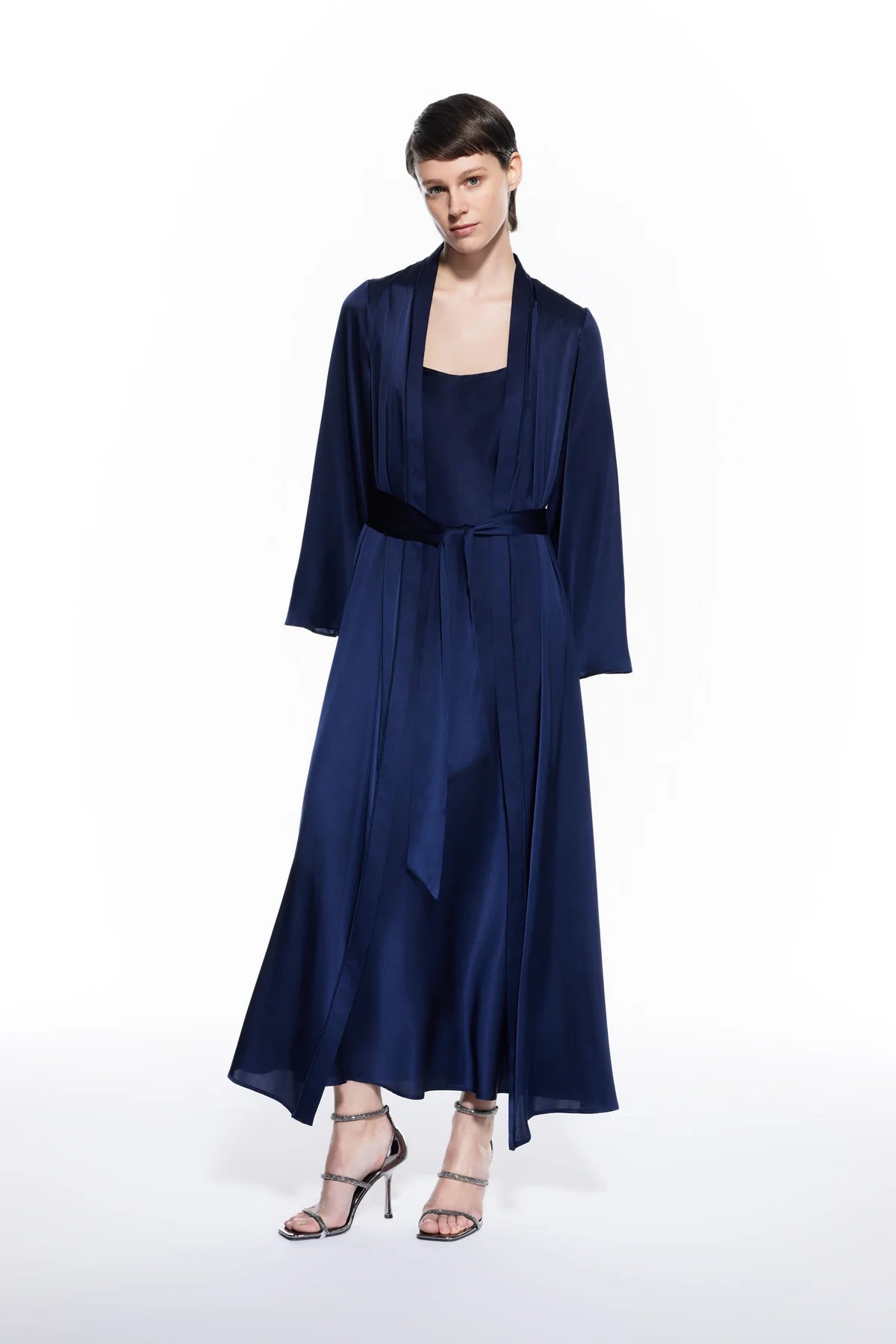 silk dressing gown