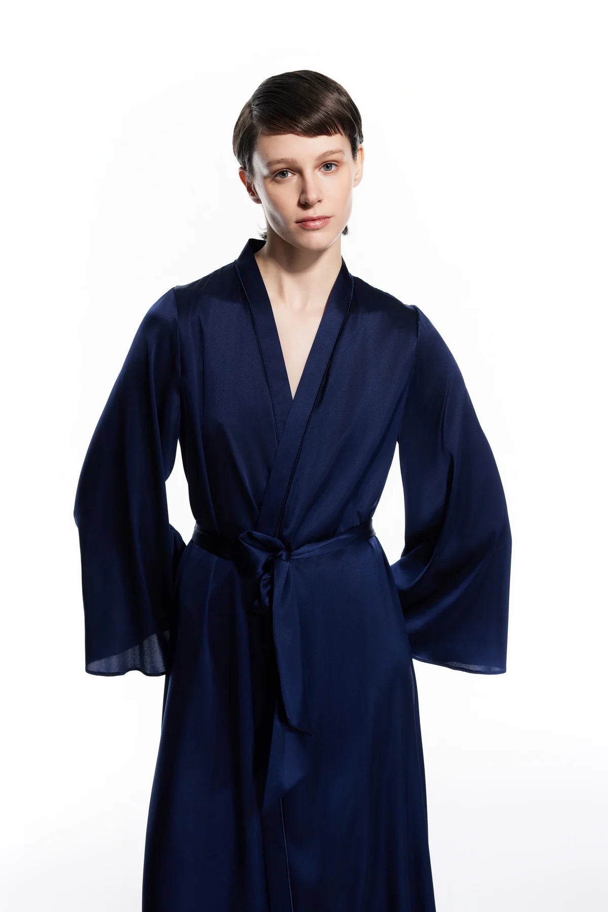 silk dressing gown